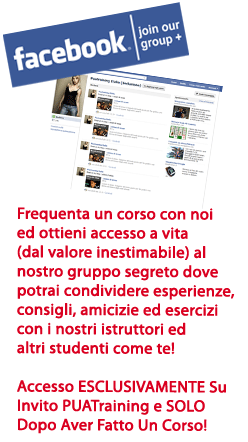 Gruppo Segreto Facebook PUATraining Italia