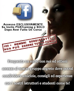 Gruppo segreto Facebook di PUATraining