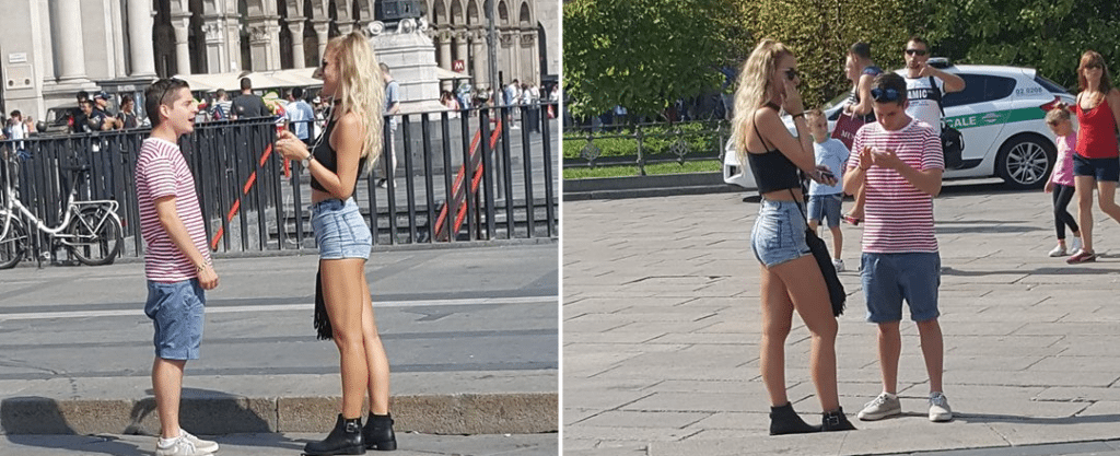 Come vedi non importa se sei bello o brutto, ricco o povero, grasso o magro, alto o basso: conta solo che tu abbia le informazioni giuste che riceverai ad uno dei nostri corsi di seduzione.