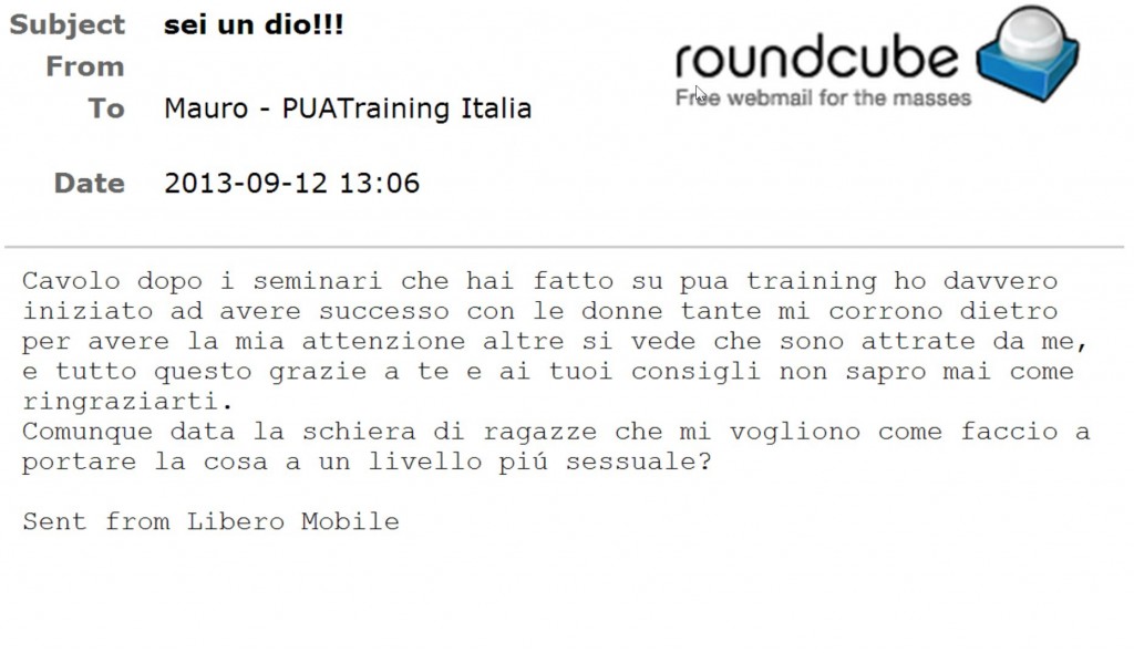 Recensione Webinario PUATraining Settembre 2013