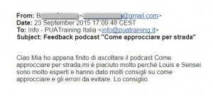 Recensione podcast come "approcciare le donne in strada"