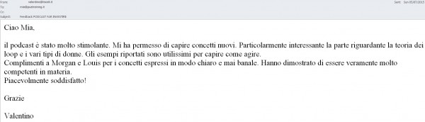 Recensione Podcast: Come Far Investire Una Donna 05-10-2014