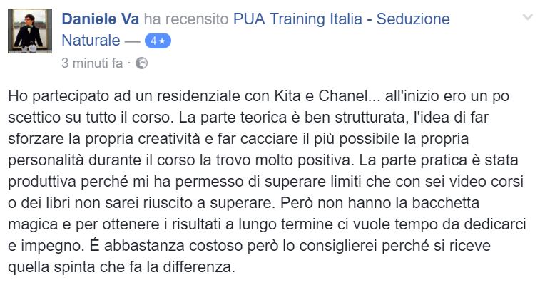 feedback Residenziale Veneto Settembre 2017 - Daniele