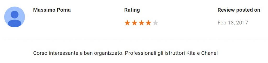recensione dal seminario di Milano del 12 Febbraio 2017 - Massimo