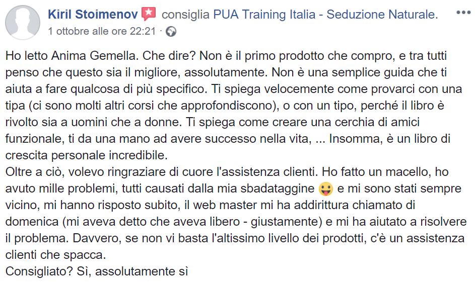 recensione Anima Gemella: Kiril