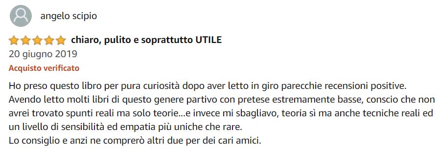 recensione Amazon Angelo (sulla versione cartacea)