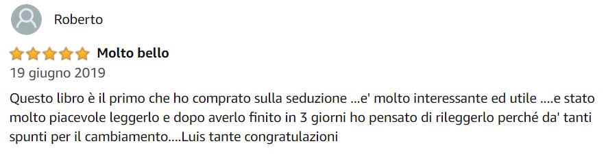 recensione Amazon Roberto (sulla versione cartacea)