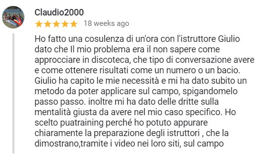 recensione Marco consulenza 1 ora - Marzo 2019