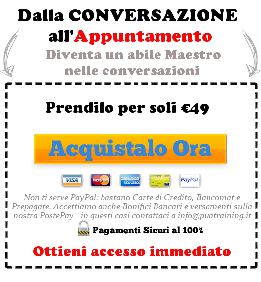 Acquista l'eBook: dalla Conversazione all'Appuntamento