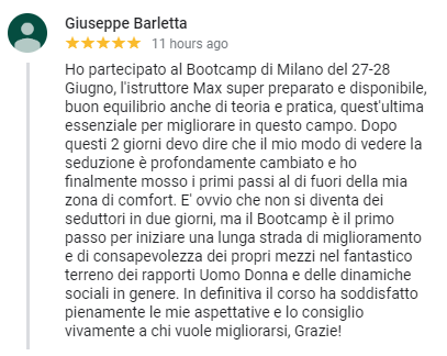 Bootcamp Milano Giugno 2020 - Giuseppe